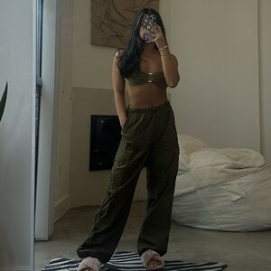 VS Pink Cargo Pants